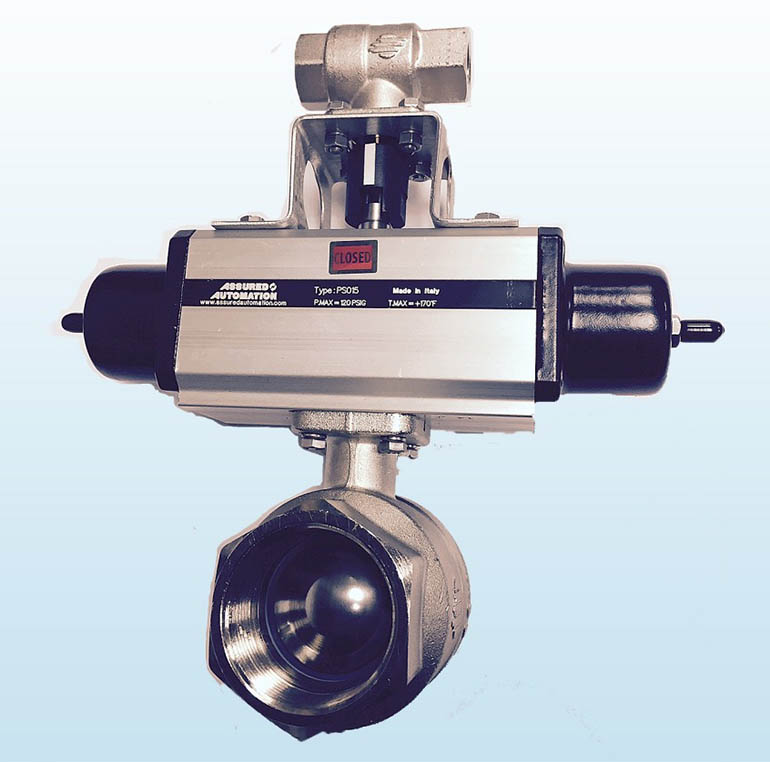 Space Saving Valve Assembly