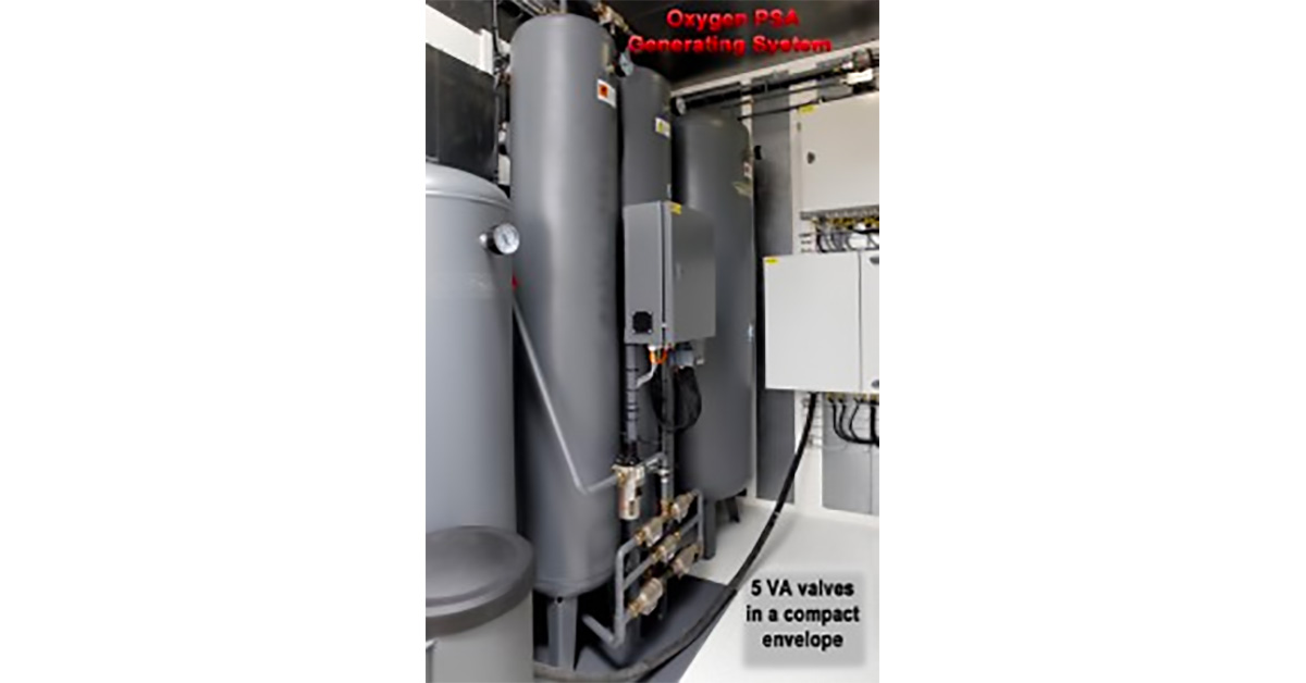 Compact Pneumatic Valves for Oxygen PSA Systems