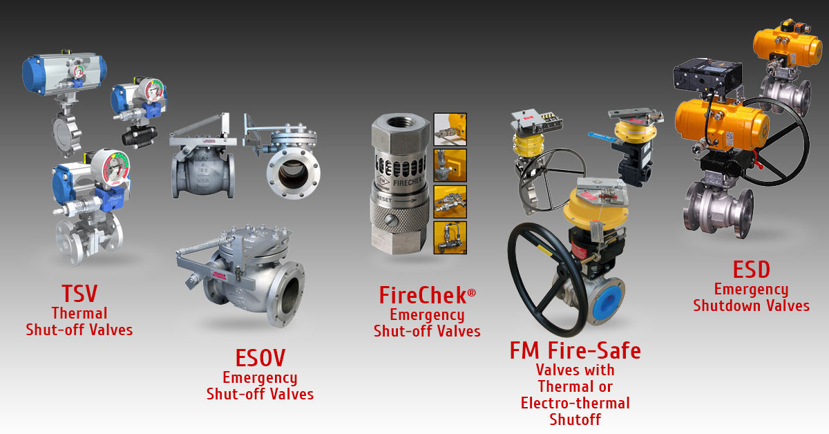 Selecting Fire Safety Shut-down Valves